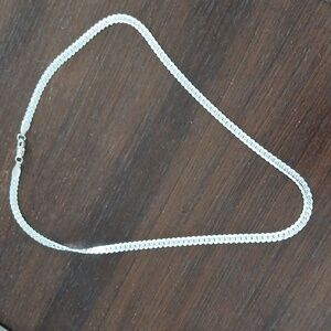 Elegant 925 Silver Chain Necklace